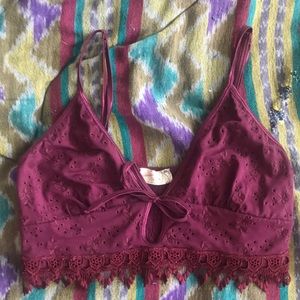 Free people intimates crop top size S